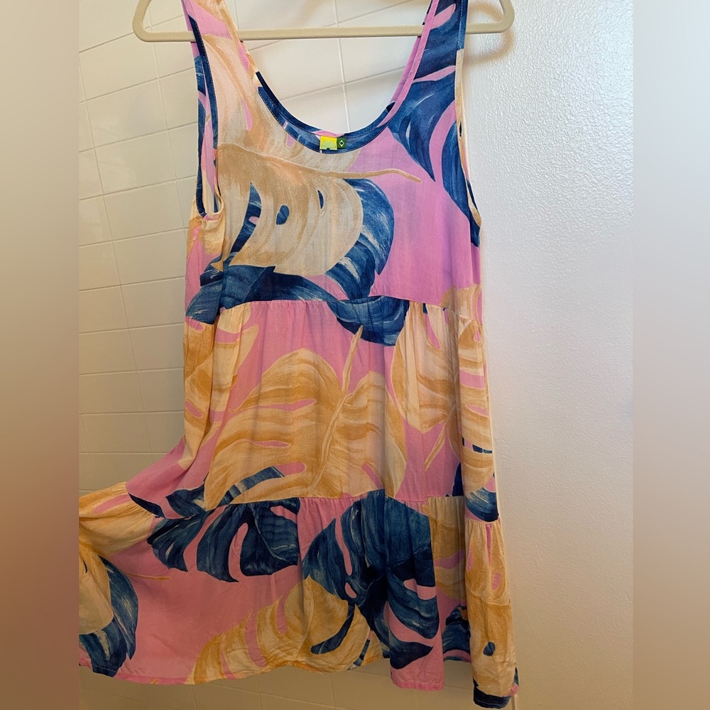 Farm Rio 🌿 Summer Loose Tank Dress